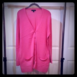 Long Pink cardigan